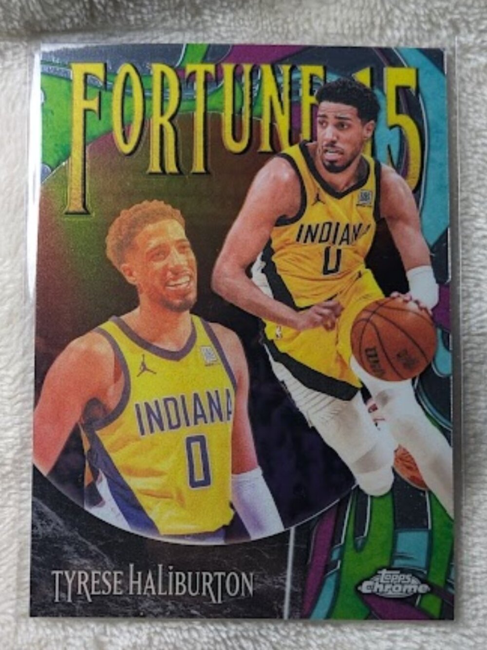 2026 Topps Fortune 15 TYRESE HALIBURTON # F15-11